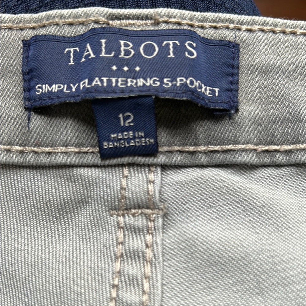 Talbots Gray Denim Jeans - Picture 2 of 7